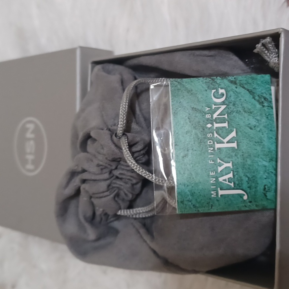 Jay King Lapis and Blue Agate Pendant with Suede Cord Necklace NEW - Picture 8 of 8